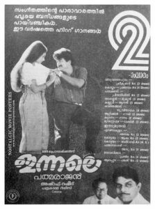 Vintage Poster of Malayalam Movie “Innale” released in Kerala on May 04, 1990